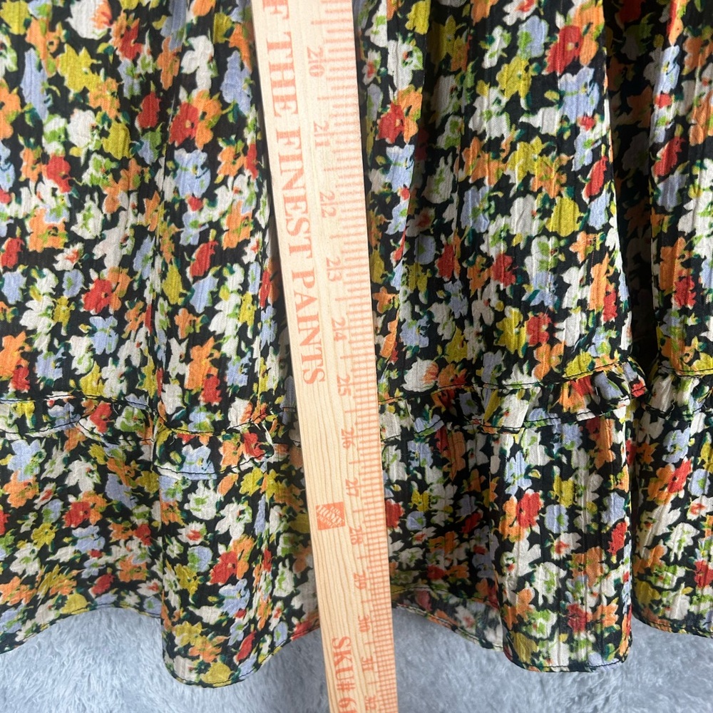 Nice!! Urban Outfitters Cap Sleeves Babydoll Floral Mini Dress Women’s, Size XS - Picture 9 of 14